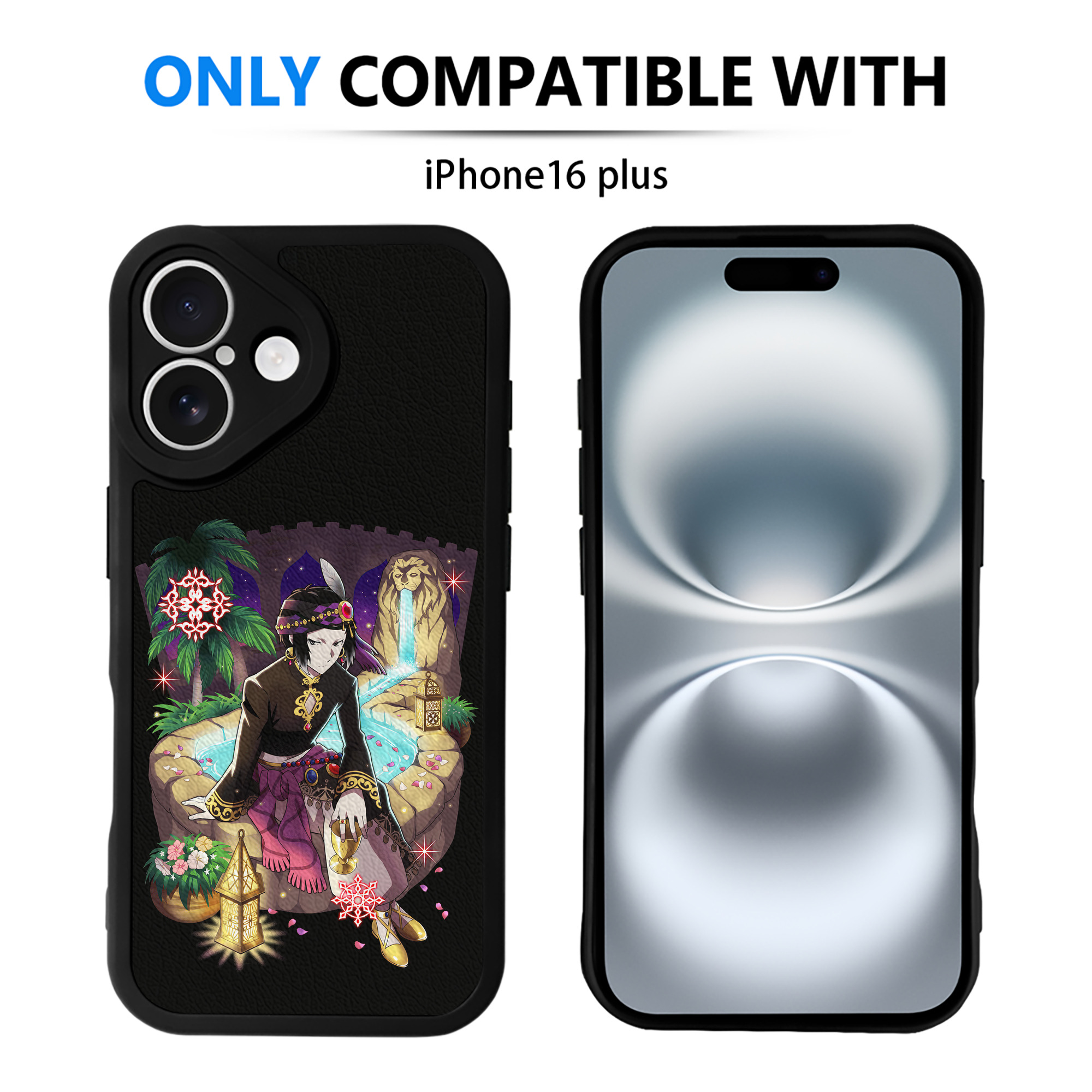 （画像用） 文豪ストレイドッグス Bungo Stray Dogs 【iPhone 16シリーズ対応】シリコンスマホケース（レザー調） 材質：シリコン